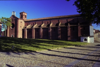 il lato nord della chiesa