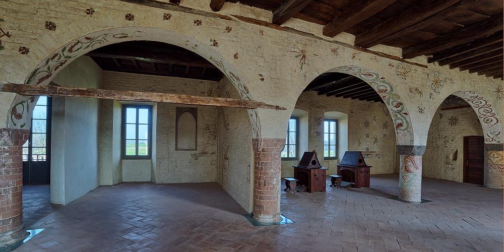 vista d'insieme dello scriptorium